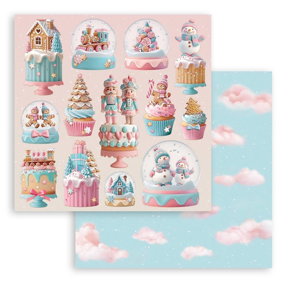 Stamperia Candy Christmas 12x12 Paper Pad
