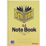 Spirax 595 Note Book A4 S/O 120 Pages