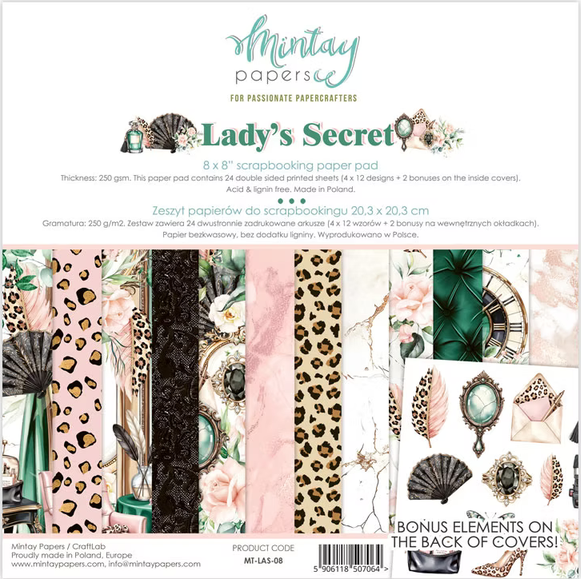 Lady's Secret 8x8 Paper Pad