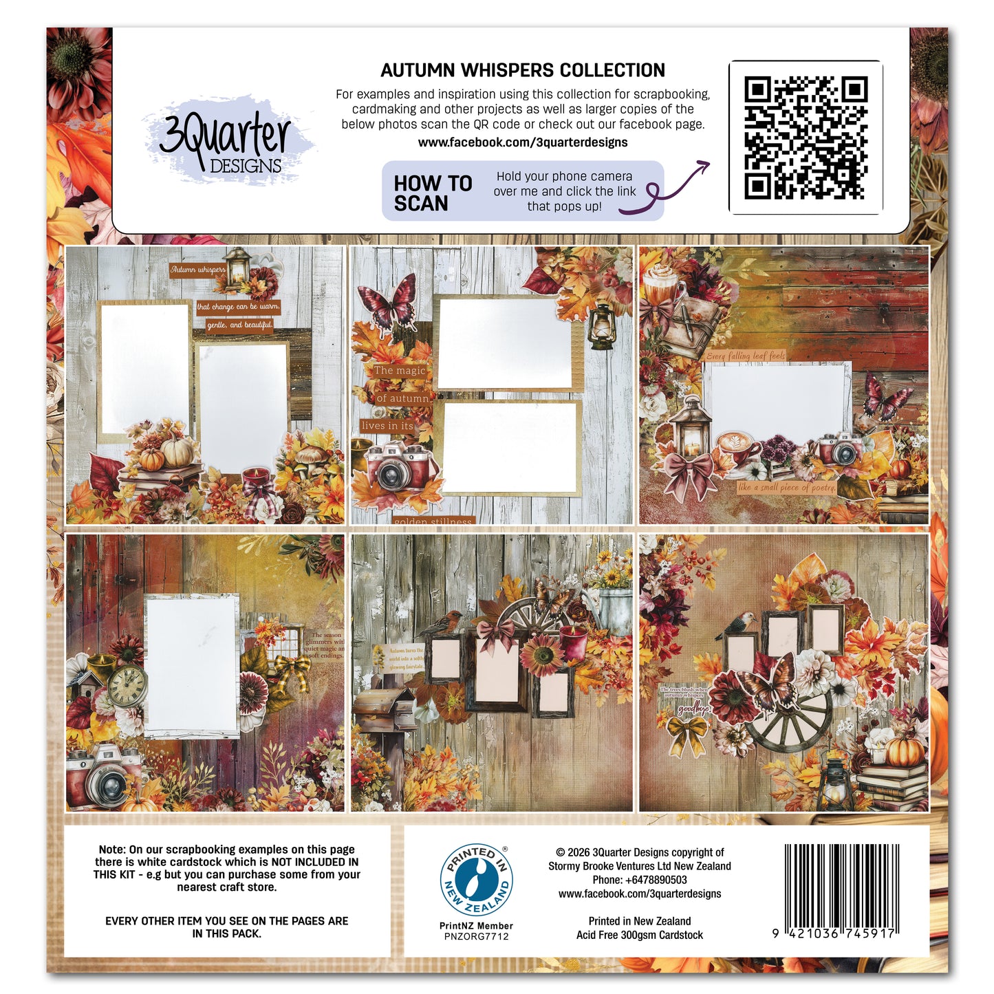 Autumn Whispers 12x12 Collection Pack
