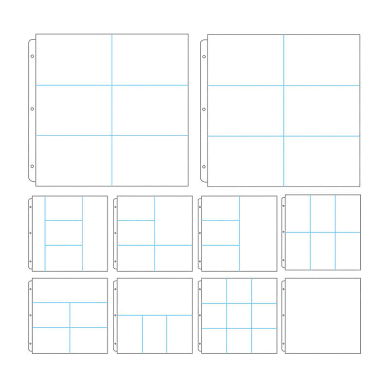 12x12 Album Refills - Assorted Dividers 10 pc - Couture Creations