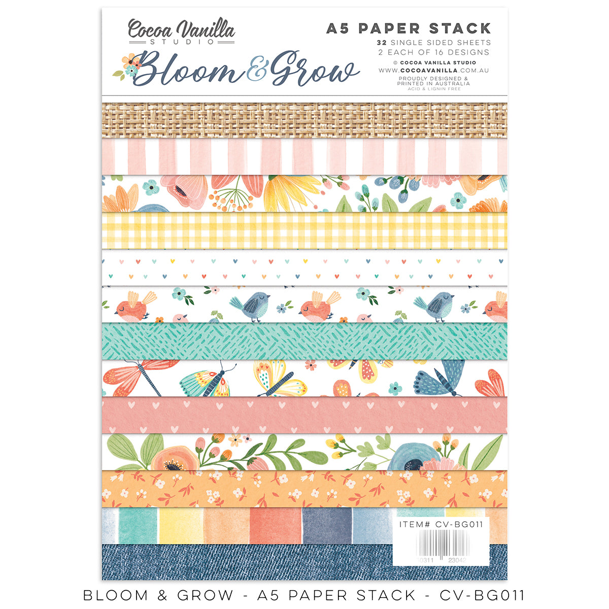 Bloom & Grow - A5 Paper Stack