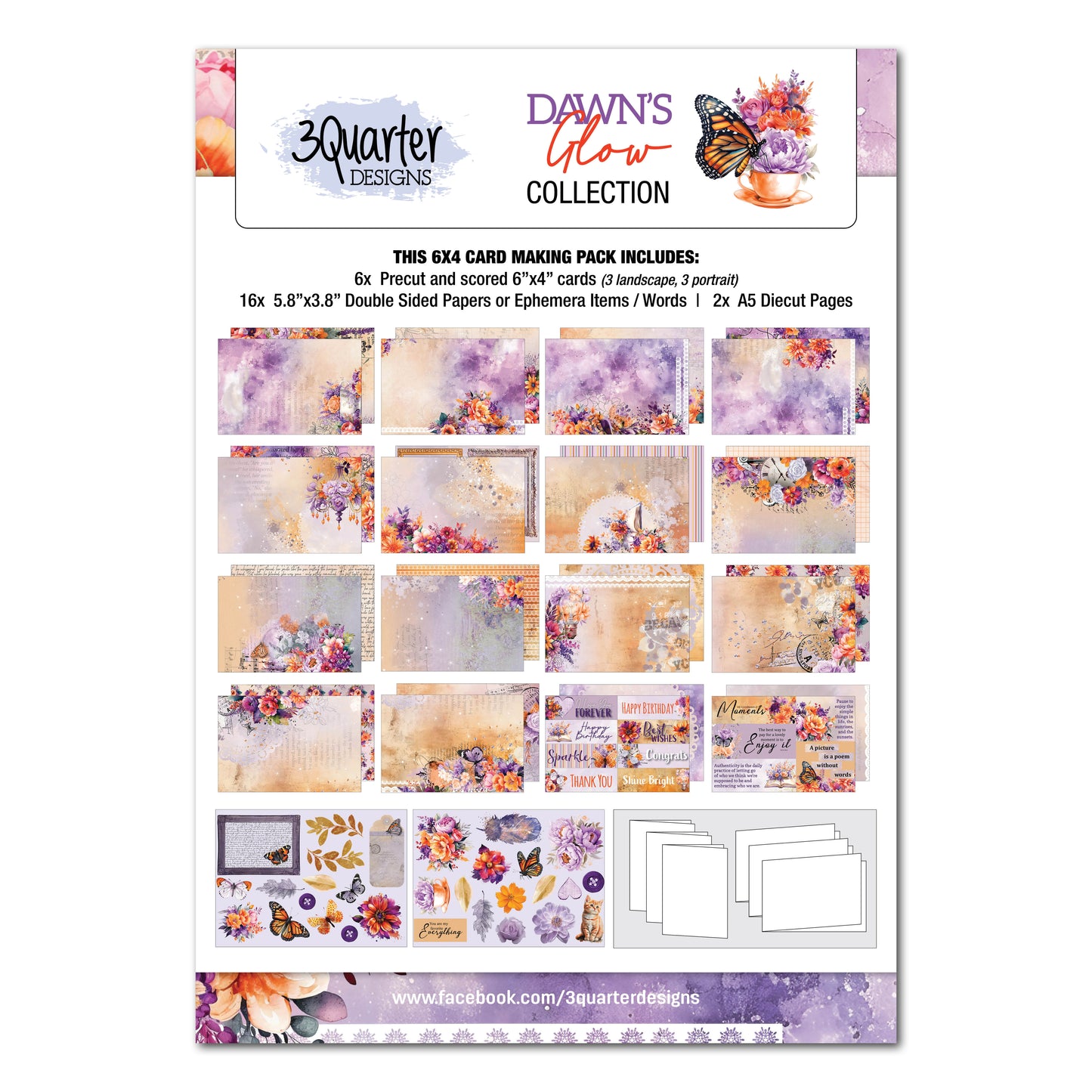 Dawn's Glow 6x4 Card Pack