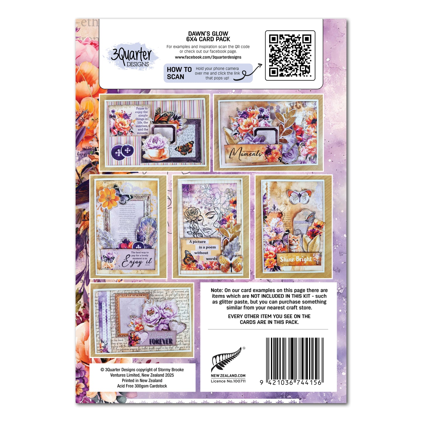 Dawn's Glow 6x4 Card Pack
