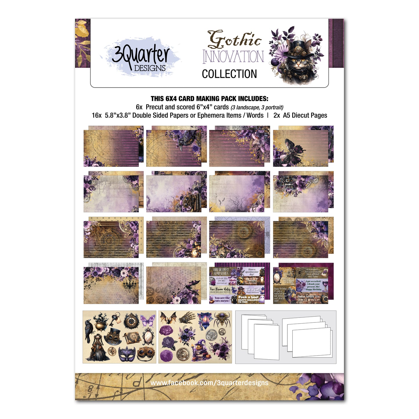 Gothic Innovation 6x4 Card Making Pack