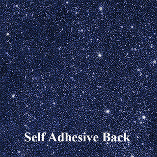 Galaxy Blue Self Adhesive Glitter Cardstock