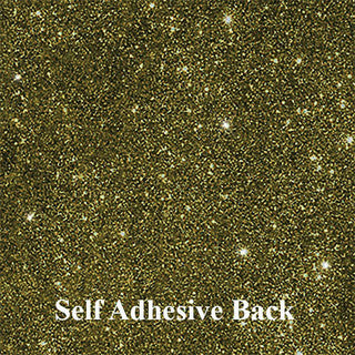 Gold Self Adhesive Glitter Cardstock