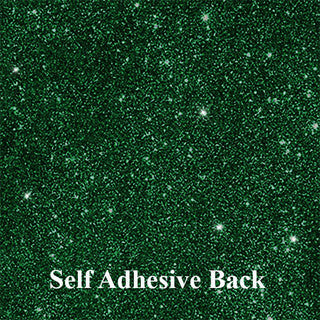 Emerald Green Self Adhesive Glitter Cardstock