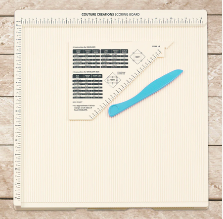 Large 12x12 Scoring Board w/bone folder and guide