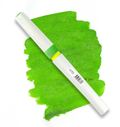 Winkles Glitter Brush Marker - Lime Green