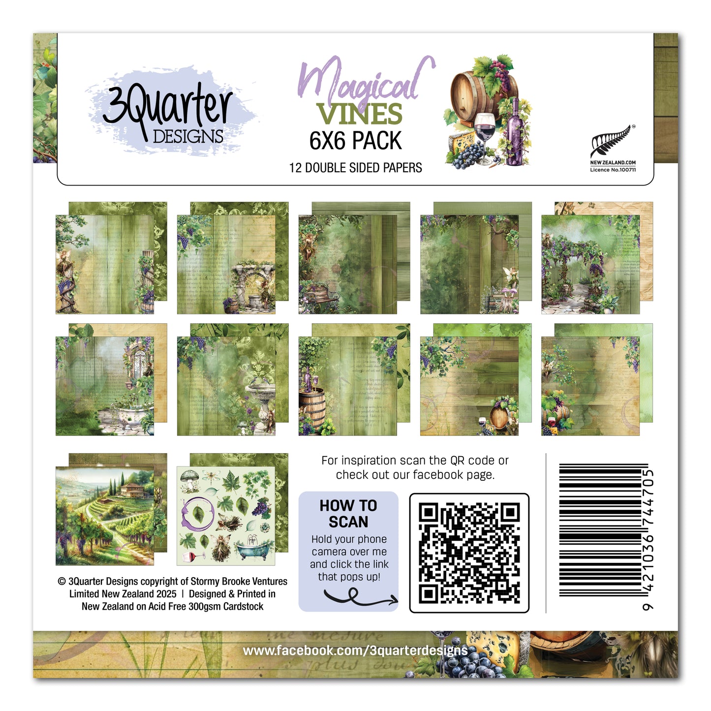 Magical Vines 6x6 Paper Pack
