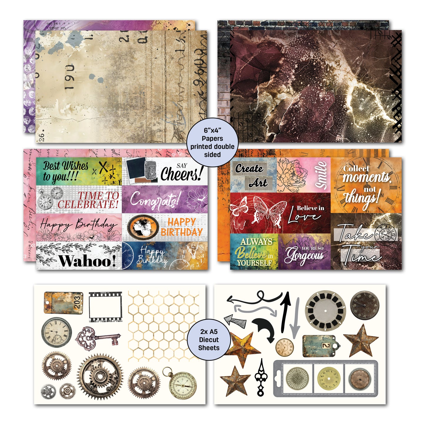 OH Texture 6x4 Card Pack