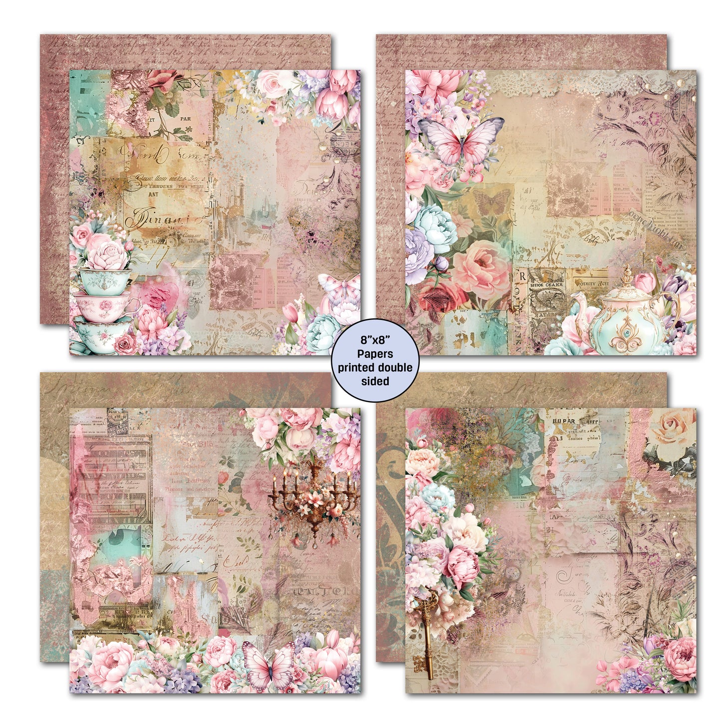 Share Positivi-Tea 8x8 Paper Pack