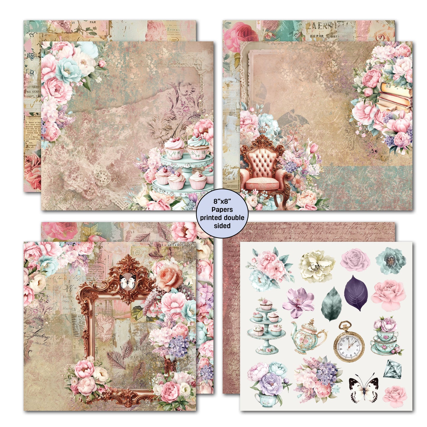 Share Positivi-Tea 8x8 Paper Pack