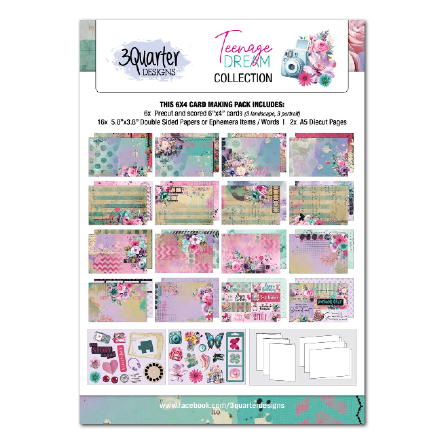 Teenage Dream 6x4 Card Pack
