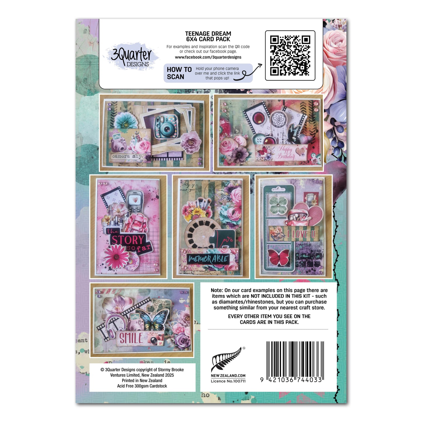 Teenage Dream 6x4 Card Pack