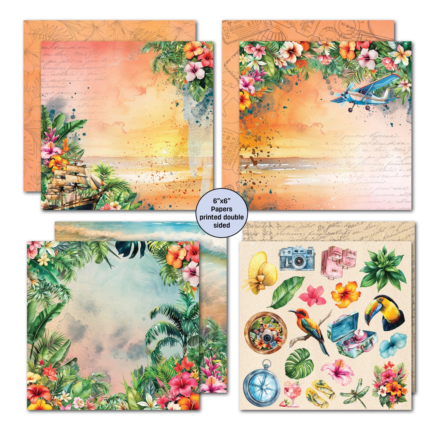 Tropic Excursion 6x6 Paper Pack