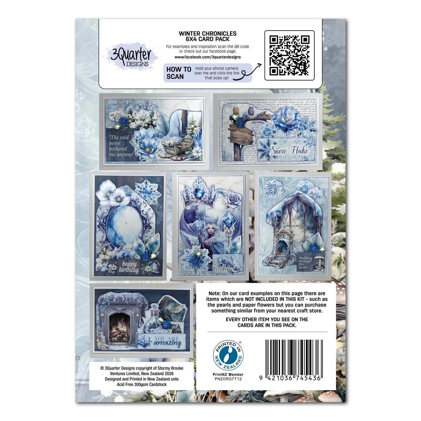 Winter Chronicles 6x4 Cardmaking Pack