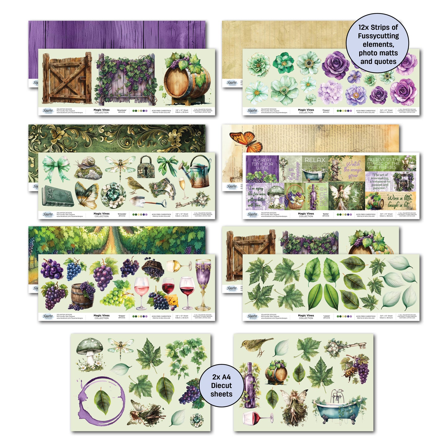 Magical Vines 12 x 12 Collection Pack