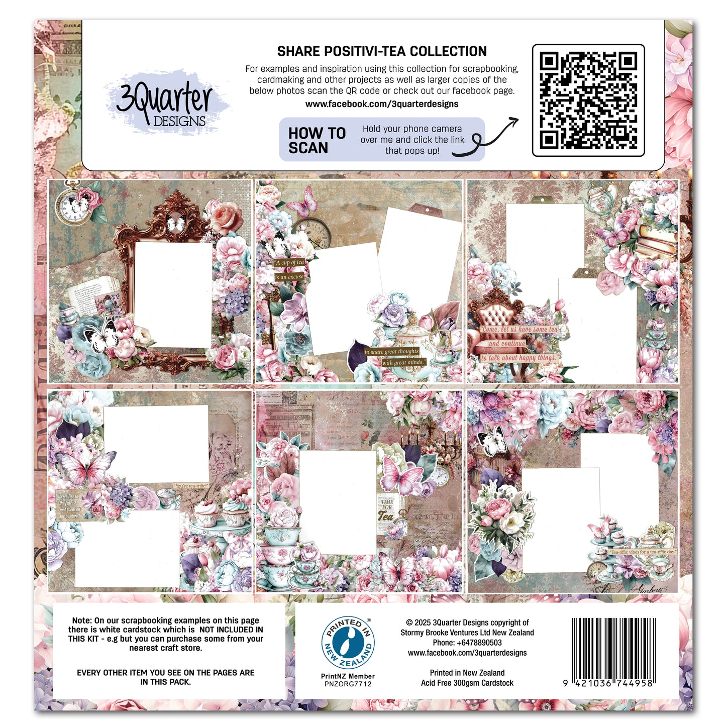 Share Positivi-Tea 12x12 Collection Pack