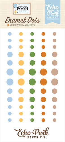 Winnie The POOH Baby Enamel Dots