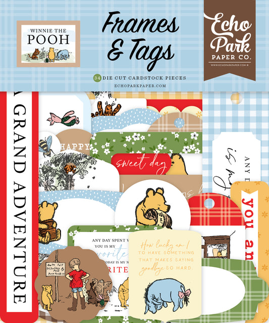 Winnie The POOH Frames & Tags