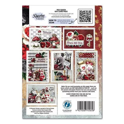 Red Queen 6x4 Cardmaking Pack