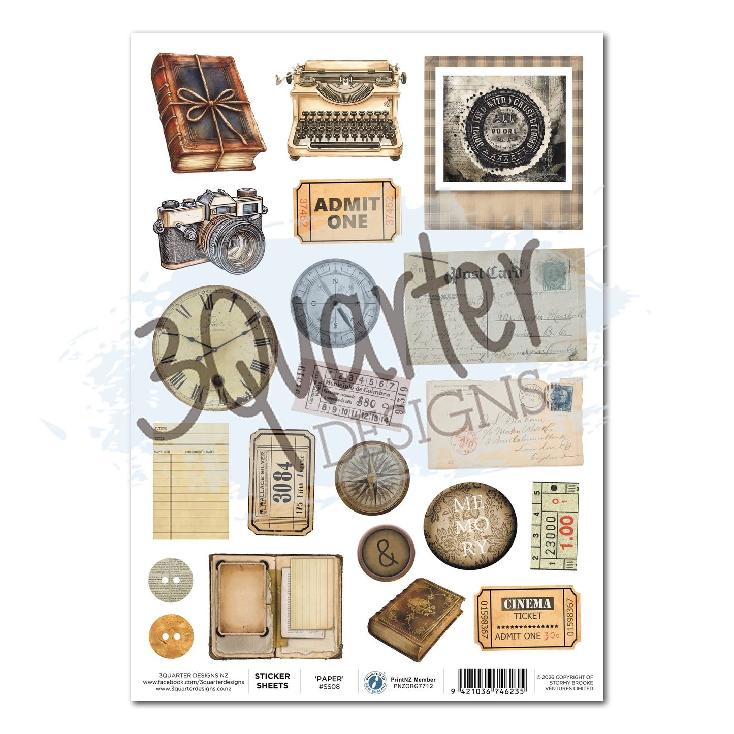 Paper Tales Sticker Sheet