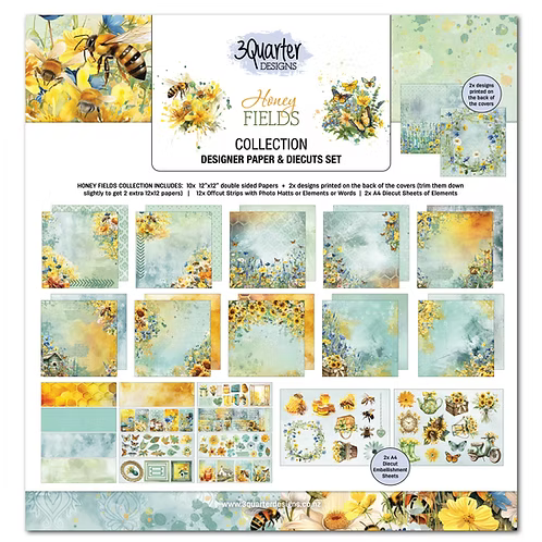 Honey Fields 12x12 Scrapbooking Collection