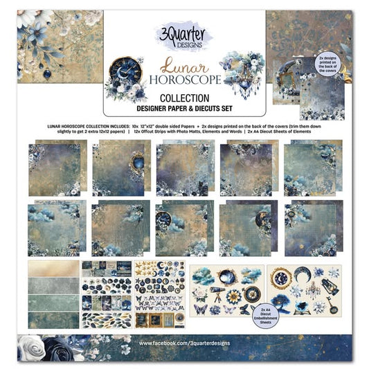 Lunar Horoscopes 12x12 Scrapbooking Pack