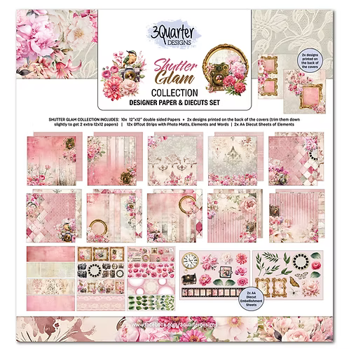 Shutter Glam 12x12 Scrapbooking Collection