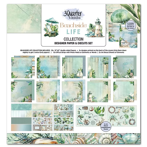 Beachside Life 12x12 Scrapbooking Collection