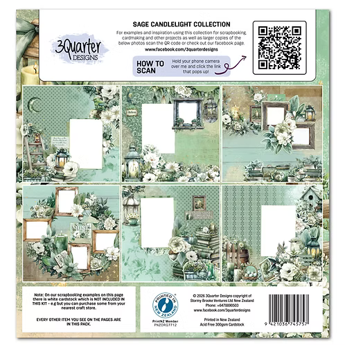 Sage Candelight 12x12 Collection Pack