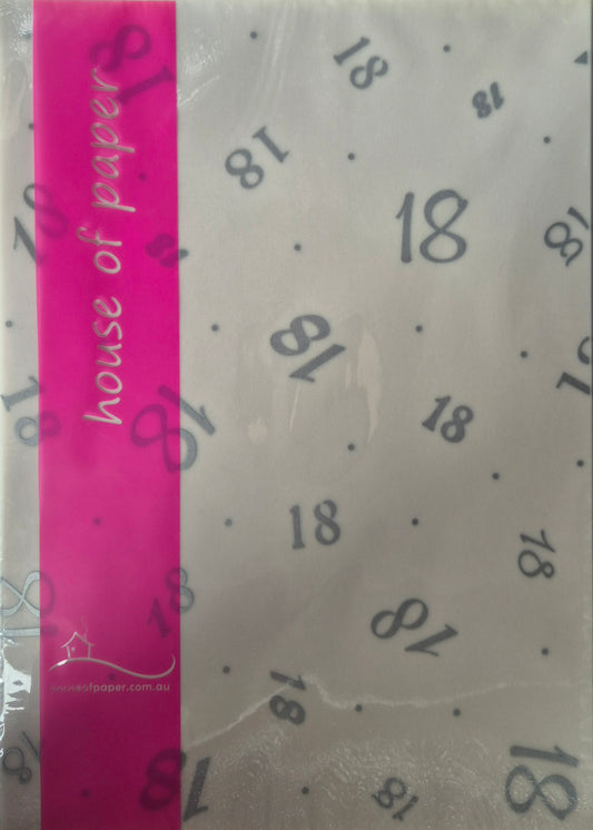 No "18" Silver A4 Vellum