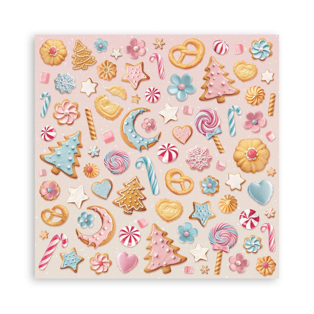 Stamperia Candy Christmas 12x12 Paper Pad