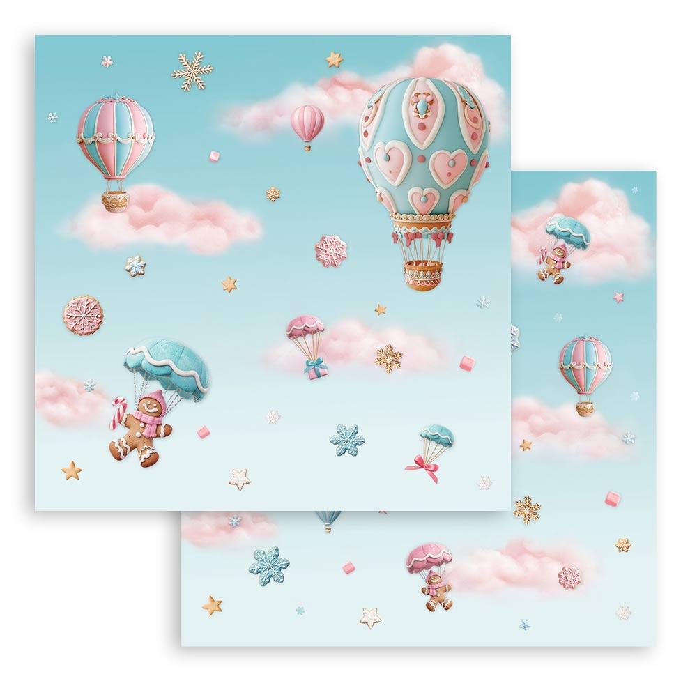 Stamperia Candy Christmas 12x12 Paper Pad