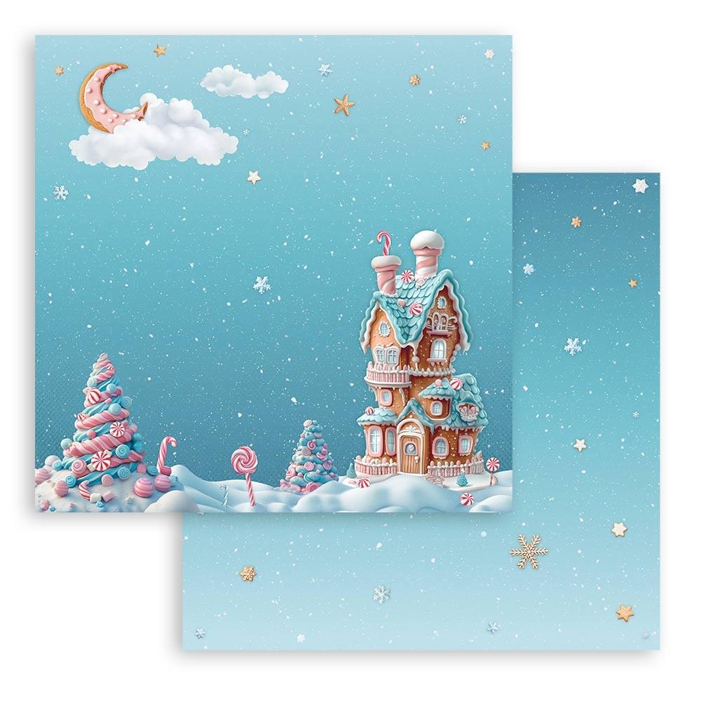 Stamperia Candy Christmas 12x12 Paper Pad