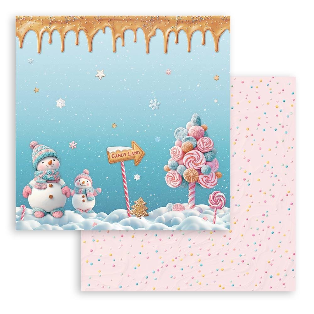 Stamperia Candy Christmas 12x12 Paper Pad