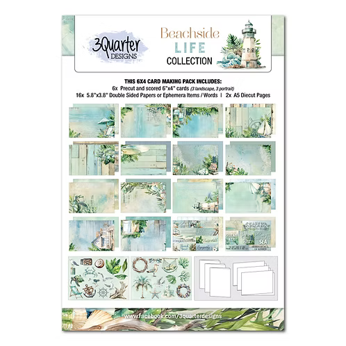Beachside Life 6x4 Cardmaking Pack