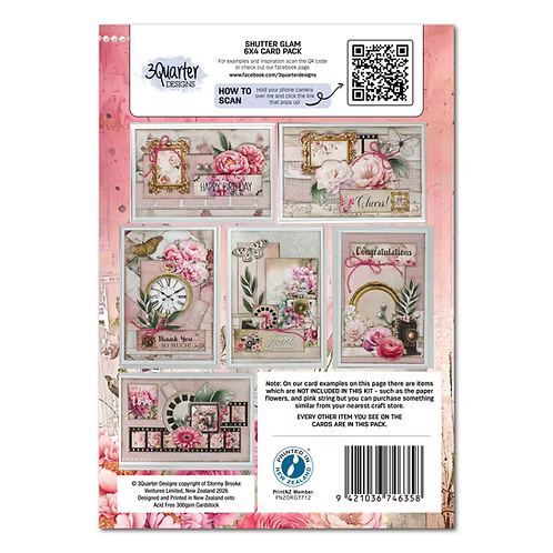 Shutter Glam 6x4 Card Making Pack