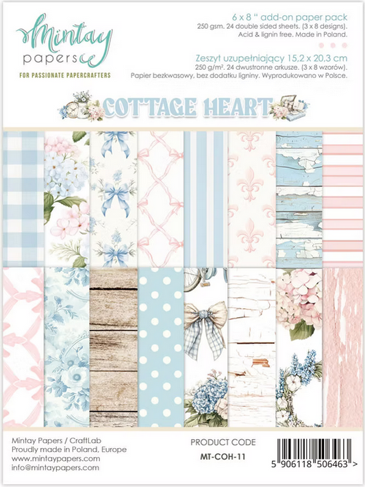 Cottage Heart - 6x8 add-on paper pack