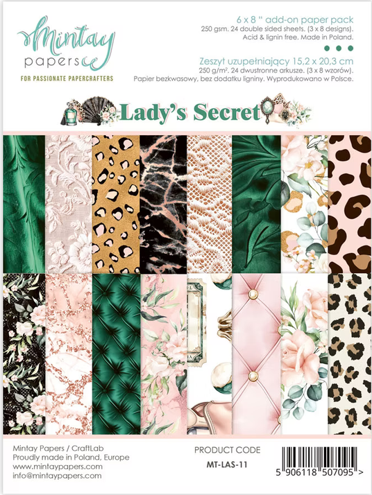 Lady's Secret 6x8 Add-on Paper Pack
