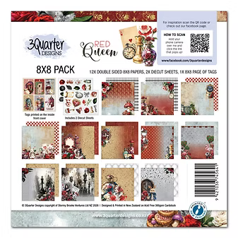 Red Queen 8x8 Paper Pack