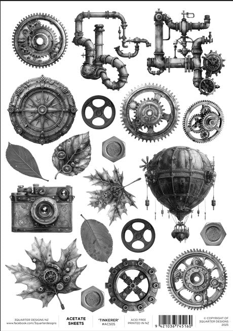 Rustic Tinkerer - Tinkerer Acetate Sheet