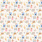 Bunnies And Baskets: Bunnies And Baskets 12x12 Patterned Paper