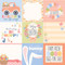 Bunnies And Baskets: 4x4 Journaling Cards 12x12 Patterned Paper