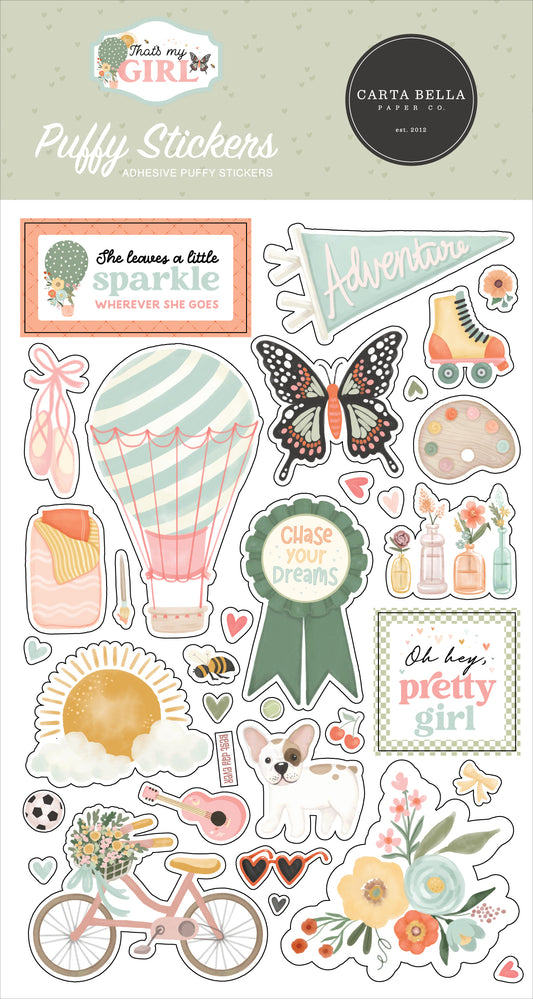 That's my Girl Puffy Stickers