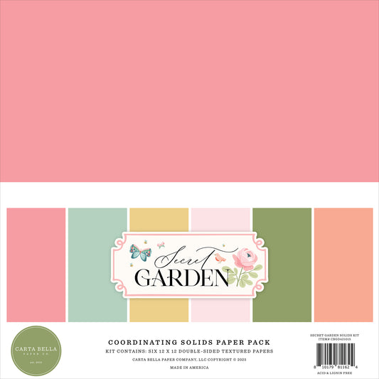 Secret Garden Coordinating Solids Paper Pack