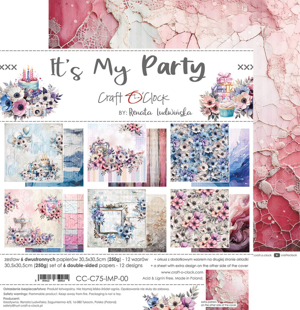 It's My Party 12x12 Paper Pack