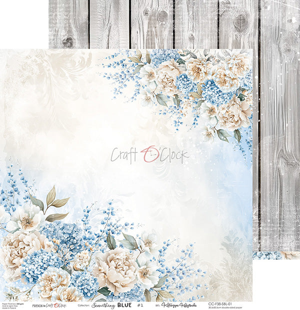 Something Blue 12x12 Paper Pack